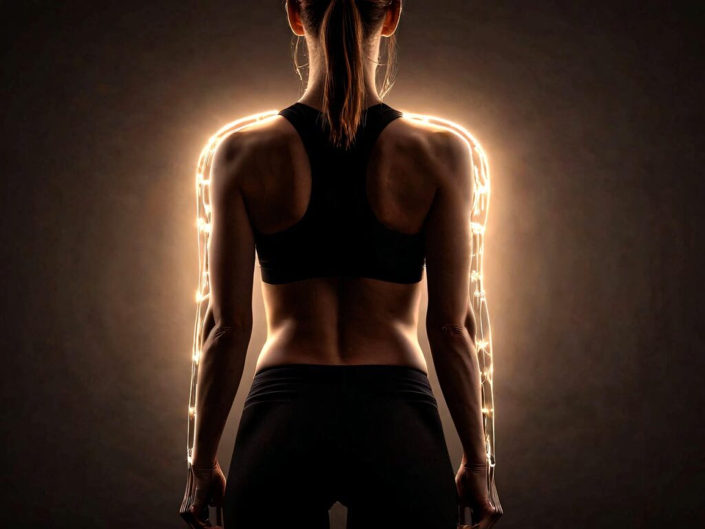 Sportive Rücken- und Beinmassage